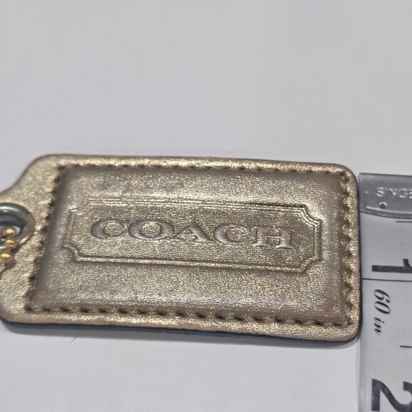 COACH Hang Tag - Gold 3" x1.5" - Picture 1 of 3